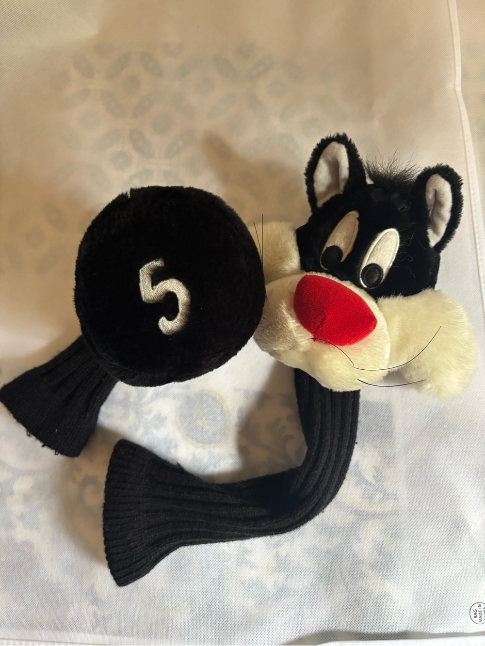 Make offer! Acme Sport golf head covers Sylvester Cat and 5 stretchy plush